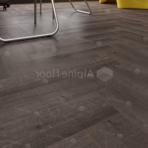 Кварцвиниловый SPC ламинат Alpine Floor Parquet Light Дуб Антарес ECO 13-19 венгерская елка 600×125×4