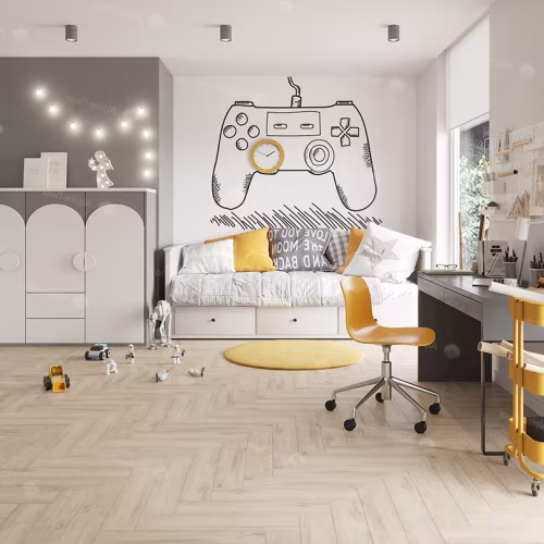 Кварцвиниловый SPC ламинат Alpine Floor Parquet Light Дуб Медия ECO 13-20 венгерская елка 600×125×4