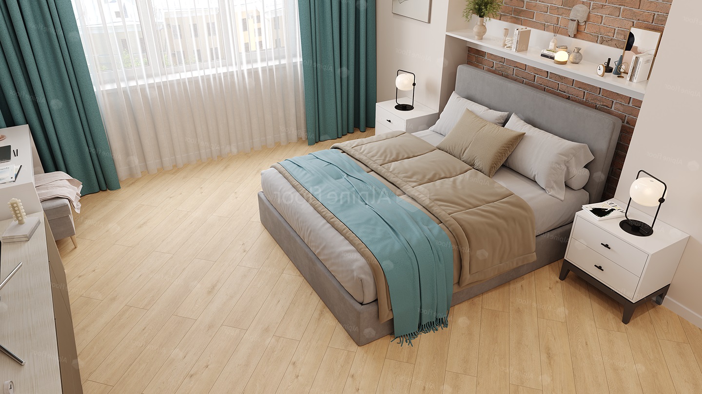 Кварцвиниловый SPC ламинат Alpine Floor Grand Sequoia Адендрон ECO 11-23 1220×183×4 фото в интерьере