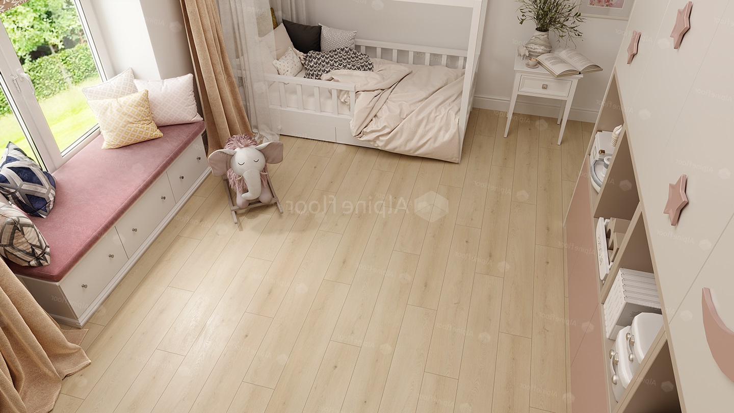 Кварцвиниловый SPC ламинат Alpine Floor Grand Sequoia Гигантум ECO 11-24 1220×183×4 фото в интерьере