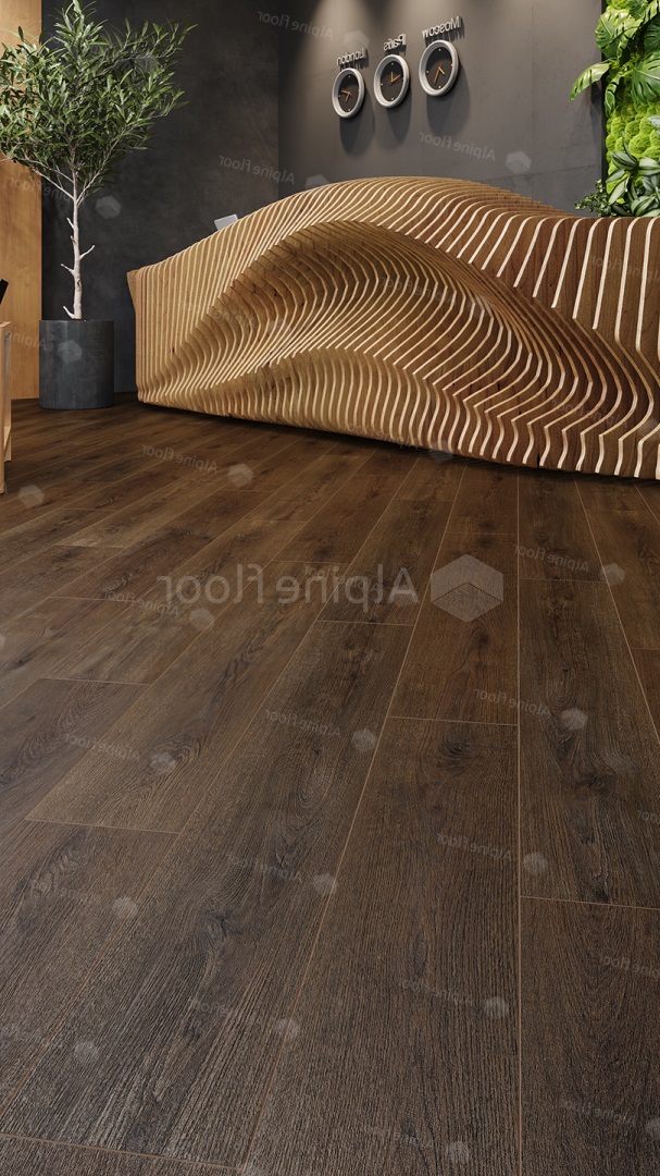 Кварцвиниловый SPC ламинат Alpine Floor Grand Sequoia Шерман ECO 11-33 1220×183×4 фото в интерьере