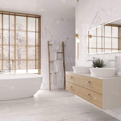 Кварцвиниловая плитка Alpine Floor клеевая Ultra Дуб Арктик ECO 5-1 1219,2×184,15×2