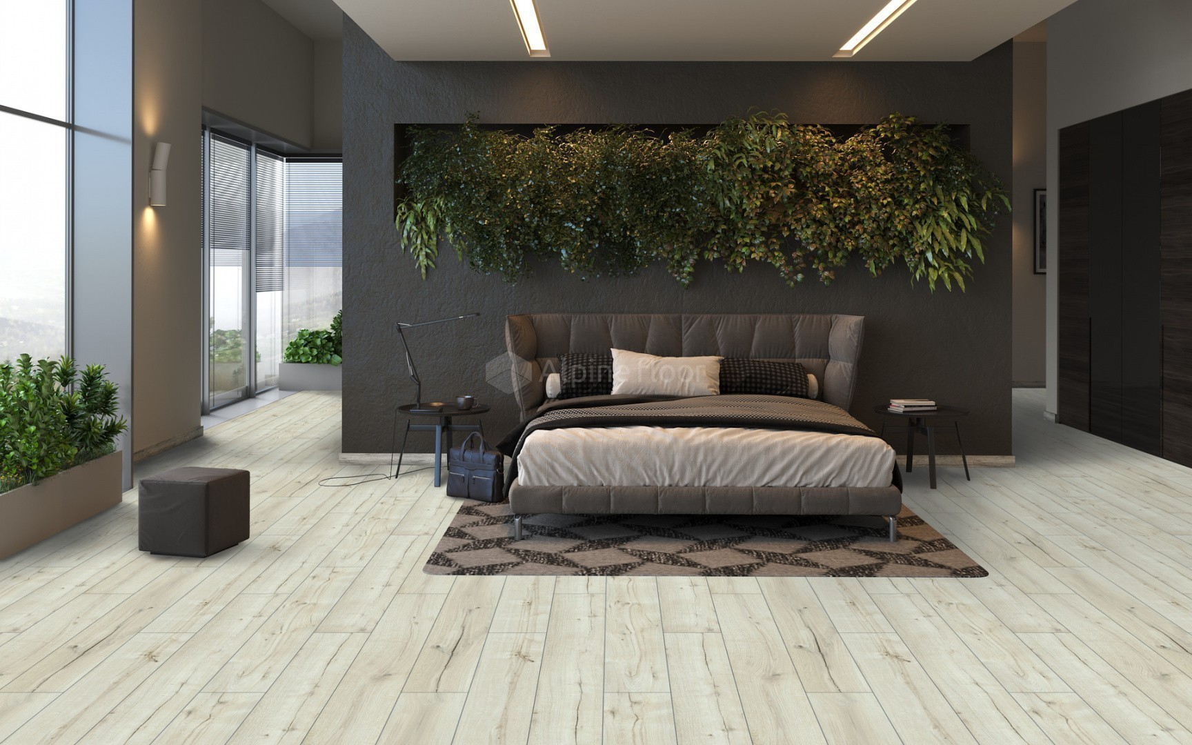 Ламинат Alpine Floor Aqua Life Дуб Гитхорн LF103-07 1285×192×8 фото в интерьере