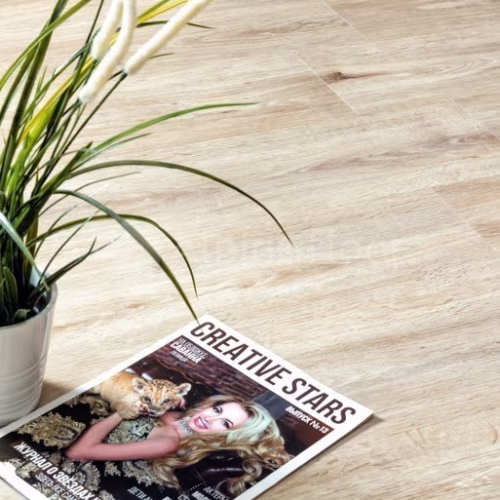 Кварцвиниловая плитка Alpine Floor клеевая Ultra Дуб Ваниль ECO 5-4 1219,2×184,15×2