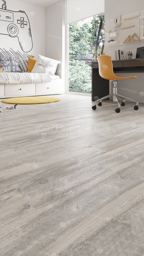 Кварцвиниловая плитка Alpine Floor клеевая Easy Line Акация ECO 3-6 1219,2×184,15×3 фото в интерьере