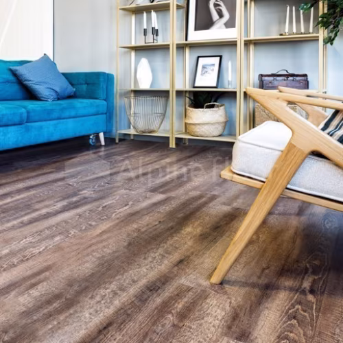 Кварцвиниловая плитка Alpine Floor клеевая Ultra Дуб Миндаль ECO 5-7 1219,2×184,15×2