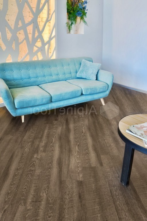 Кварцвиниловая плитка Alpine Floor клеевая Easy Line Дуб Рустикальный ECO 3-8 1219,2×184,15×3 фото в интерьере