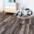 Кварцвиниловая плитка Alpine Floor клеевая Easy Line Орех Состаренный ECO 3-11 1219,2×184,15×3 фото в интерьере
