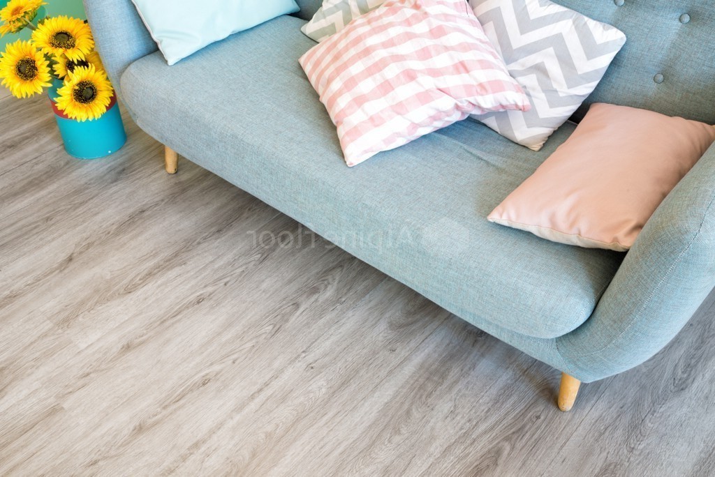 Кварцвиниловая плитка Alpine Floor клеевая Easy Line Дуб Кофейный ECO 3-15 1219,2×184,15×3 фото в интерьере