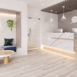 Кварцвиниловая плитка Alpine Floor клеевая Easy Line Дуб Полярный ECO 3-19 1219,2×184,15×3