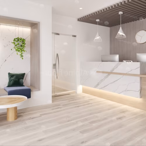 Кварцвиниловая плитка Alpine Floor клеевая Ultra Дуб Полярный ECO 5-19 1219,2×184,15×2