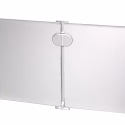 Плинтус алюминиевый Modern Decor L-образный серебро 2950×60×10