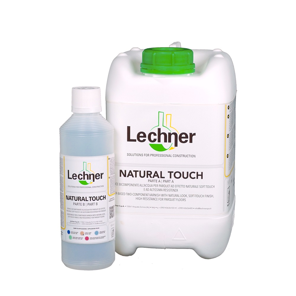 Лак для паркета Lechner Natural Touch 2K экстраматовый 5,5 л