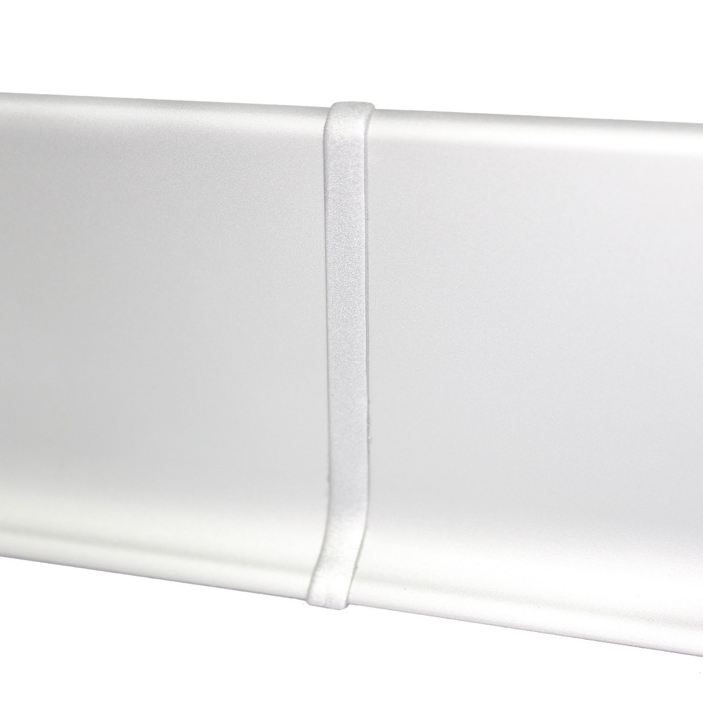 Плинтус алюминиевый Modern Decor  серебро матовое  2700×40×10