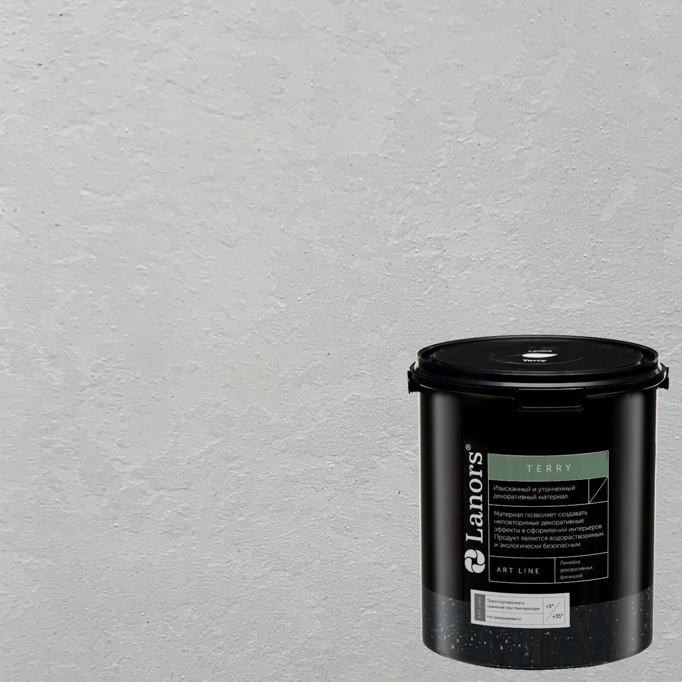 Штукатурка декоративная Lanors мокрый шелк Terry TR_001 1 л Штукатурка декоративная Lanors мокрый шелк Terry TR_001 1 л
