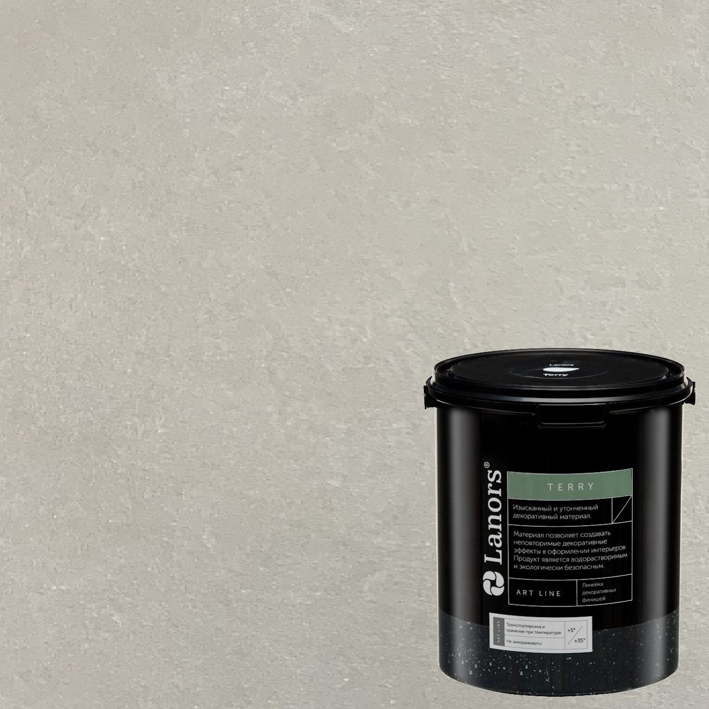 Штукатурка декоративная Lanors мокрый шелк Terry TR_002 1 л