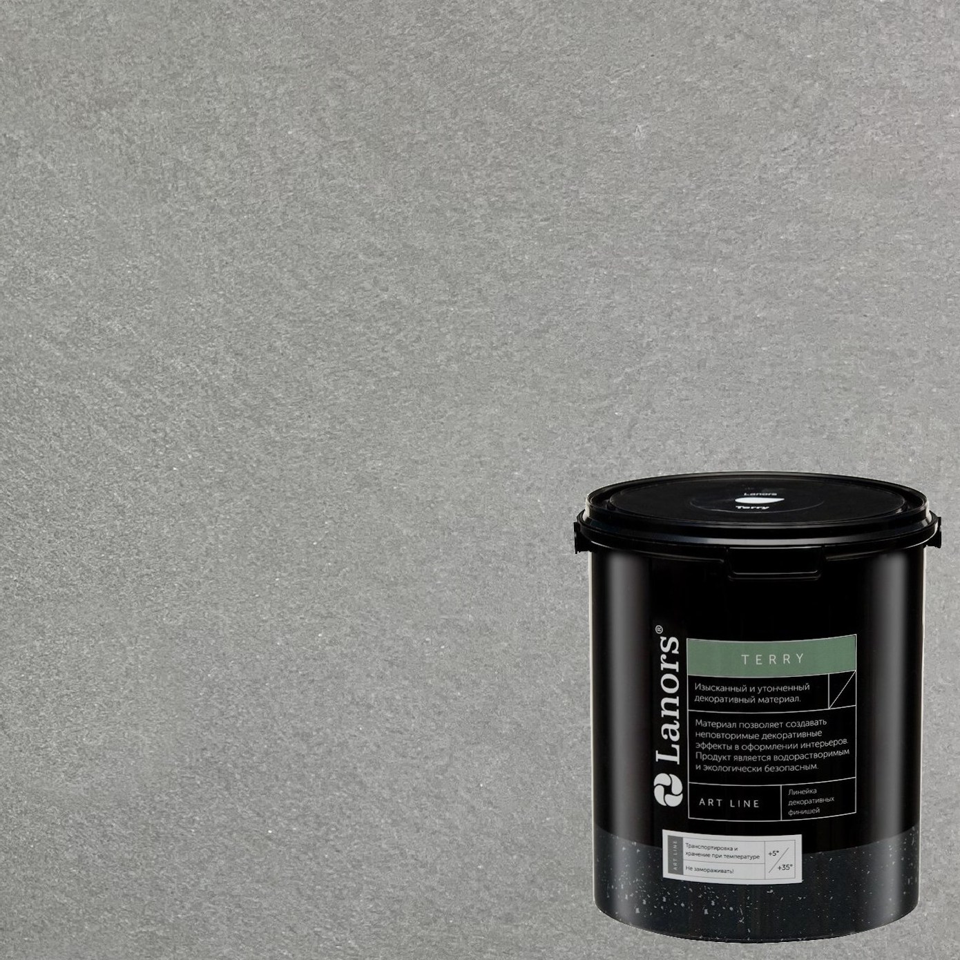 Штукатурка декоративная Lanors мокрый шелк Terry TR_003 1 л