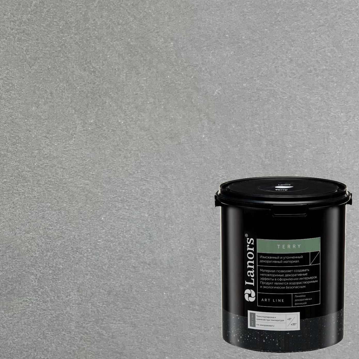 Штукатурка декоративная Lanors мокрый шелк Terry TR_007 1 л