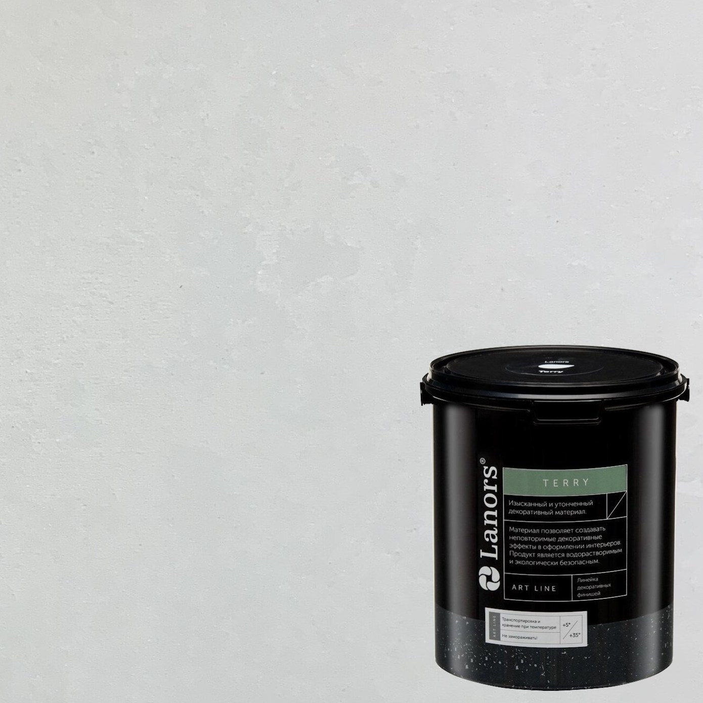 Штукатурка декоративная Lanors мокрый шелк Terry TR_009 2,7 л
