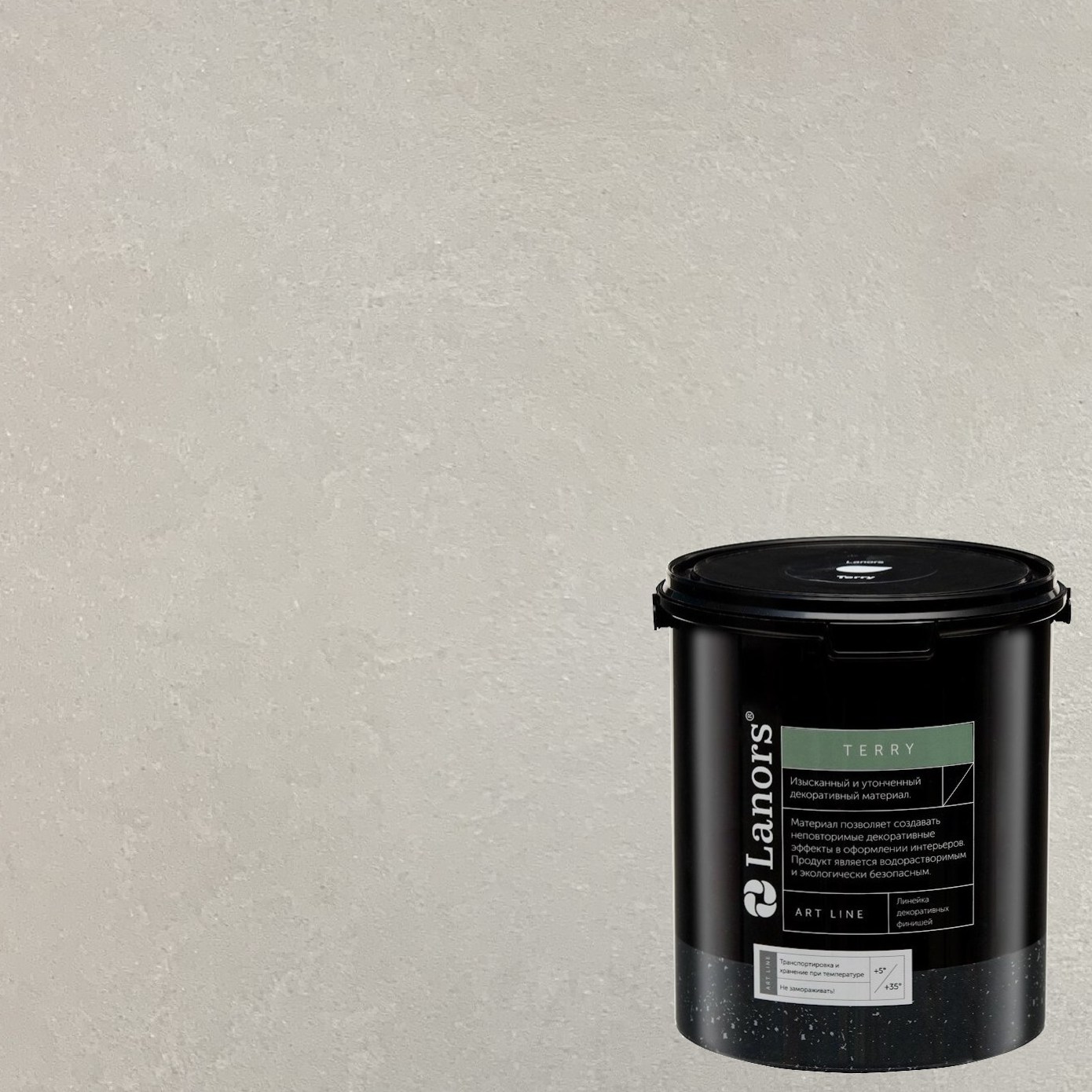 Штукатурка декоративная Lanors мокрый шелк Terry TR_010 1 л