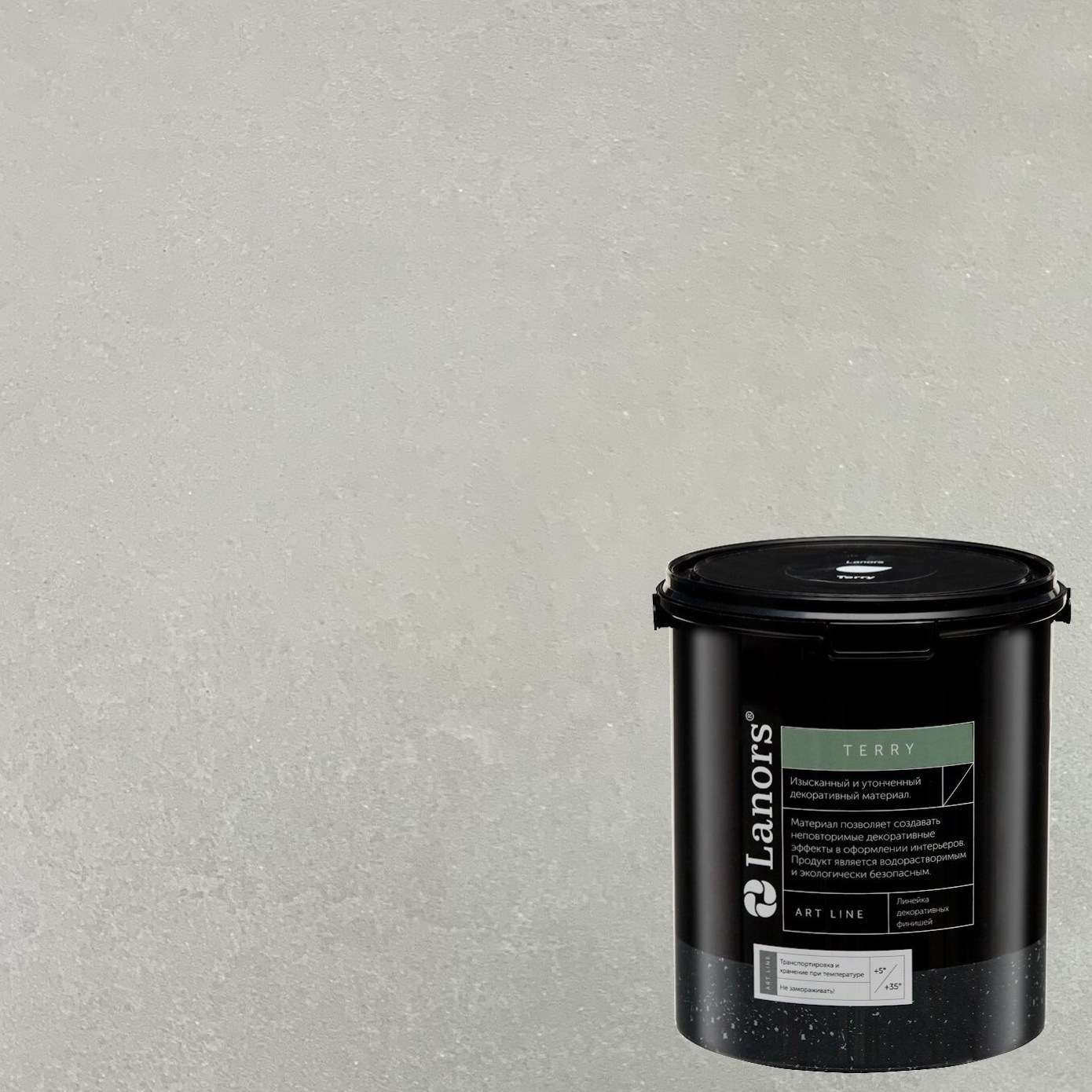 Штукатурка декоративная Lanors мокрый шелк Terry TR_014 1 л