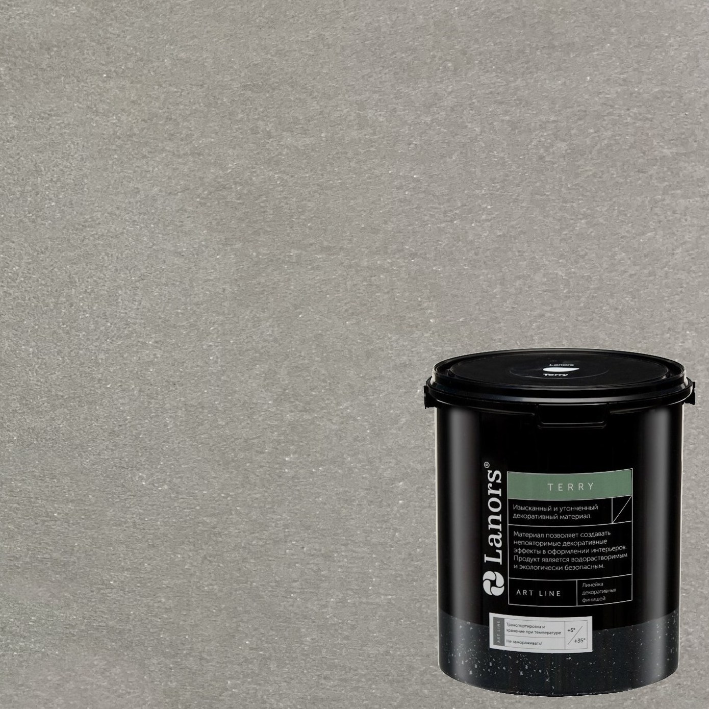 Штукатурка декоративная Lanors мокрый шелк Terry TR_015 2,7 л