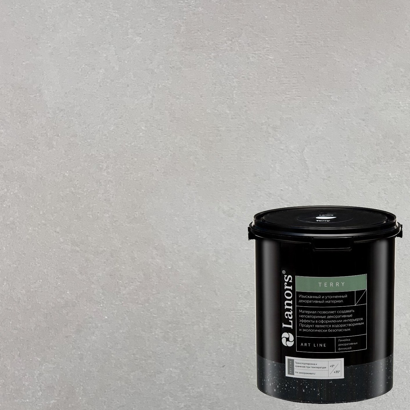 Штукатурка декоративная Lanors мокрый шелк Terry TR_018 1 л