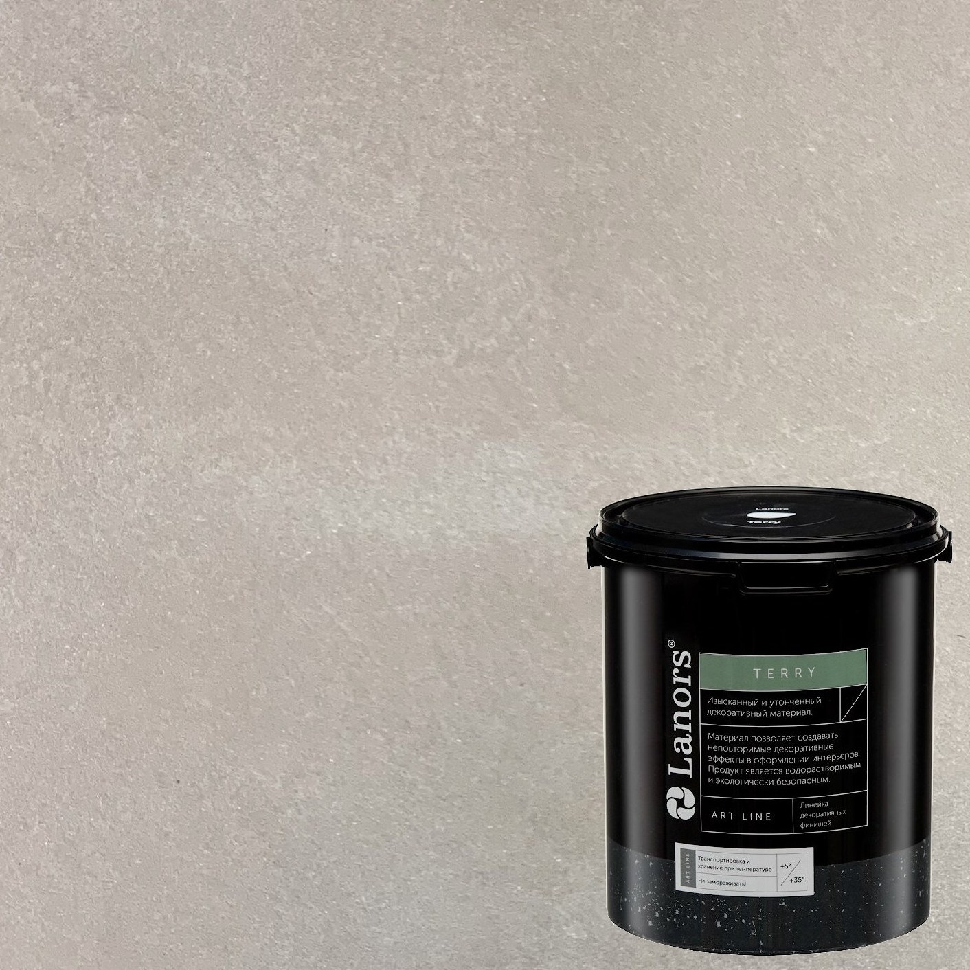 Штукатурка декоративная Lanors мокрый шелк Terry TR_022 1 л