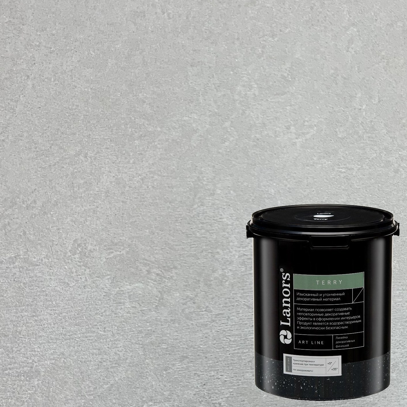 Штукатурка декоративная Lanors мокрый шелк Terry TR_026 2,7 л