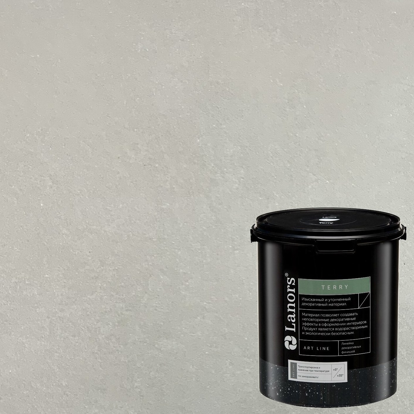 Штукатурка декоративная Lanors мокрый шелк Terry TR_030 2,7 л