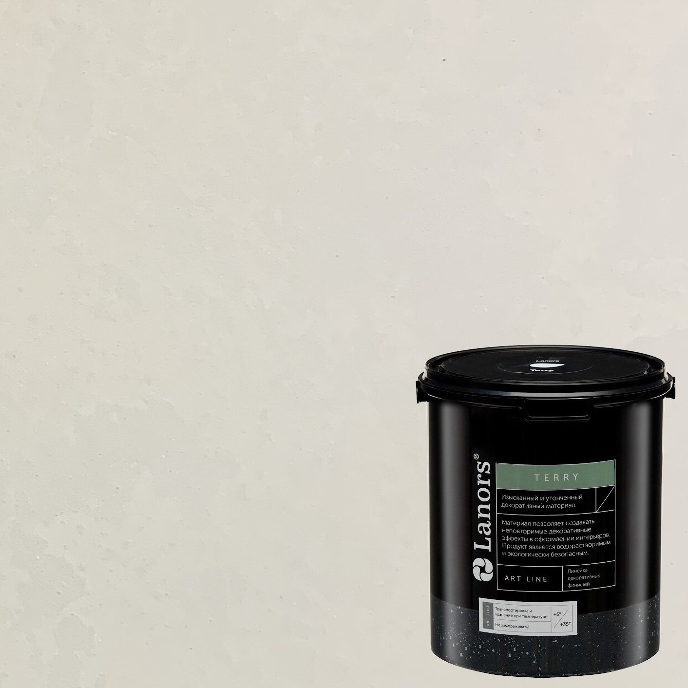 Штукатурка декоративная Lanors мокрый шелк Terry TR_033 2,7 л