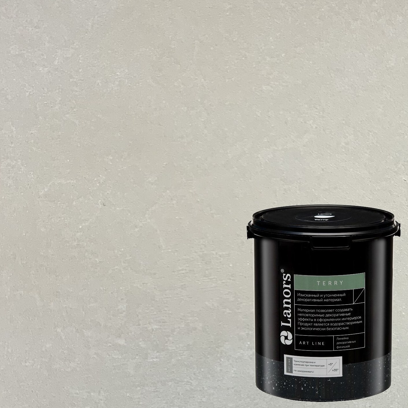 Штукатурка декоративная Lanors мокрый шелк Terry TR_034 2,7 л