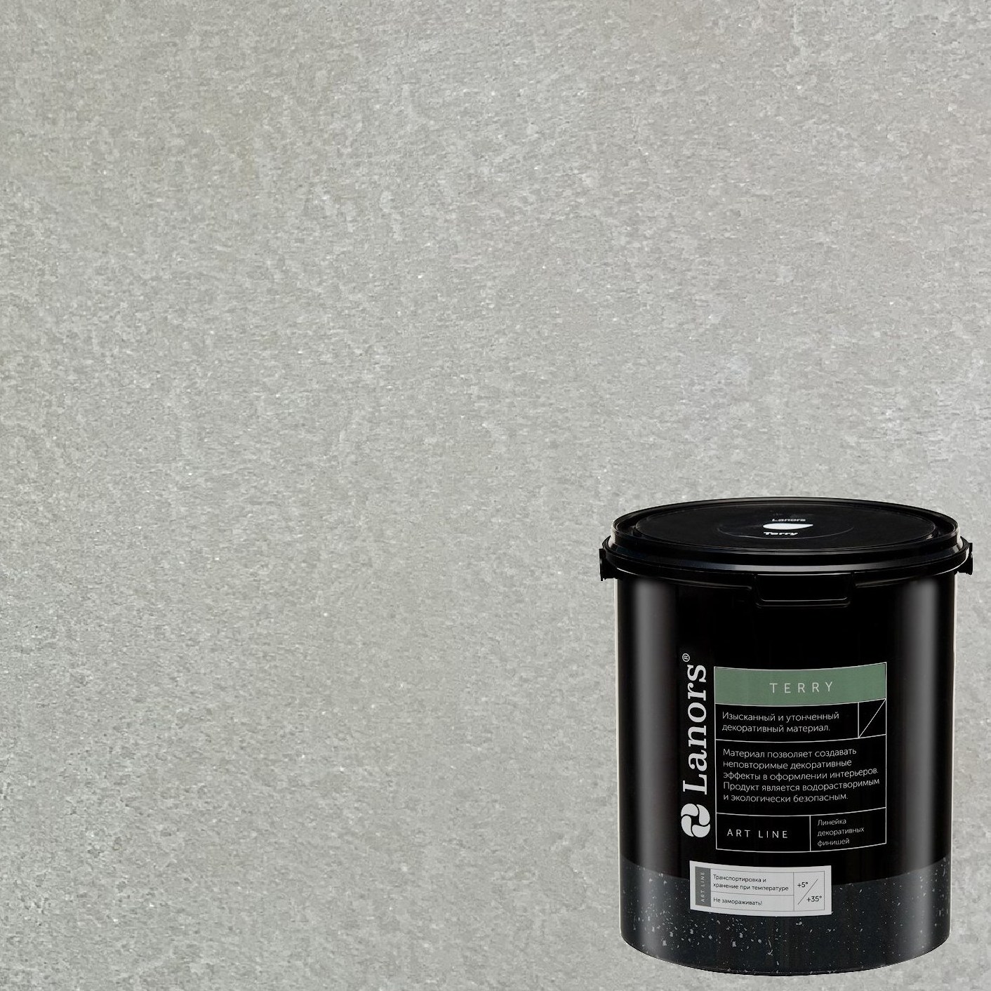 Штукатурка декоративная Lanors мокрый шелк Terry TR_039 1 л