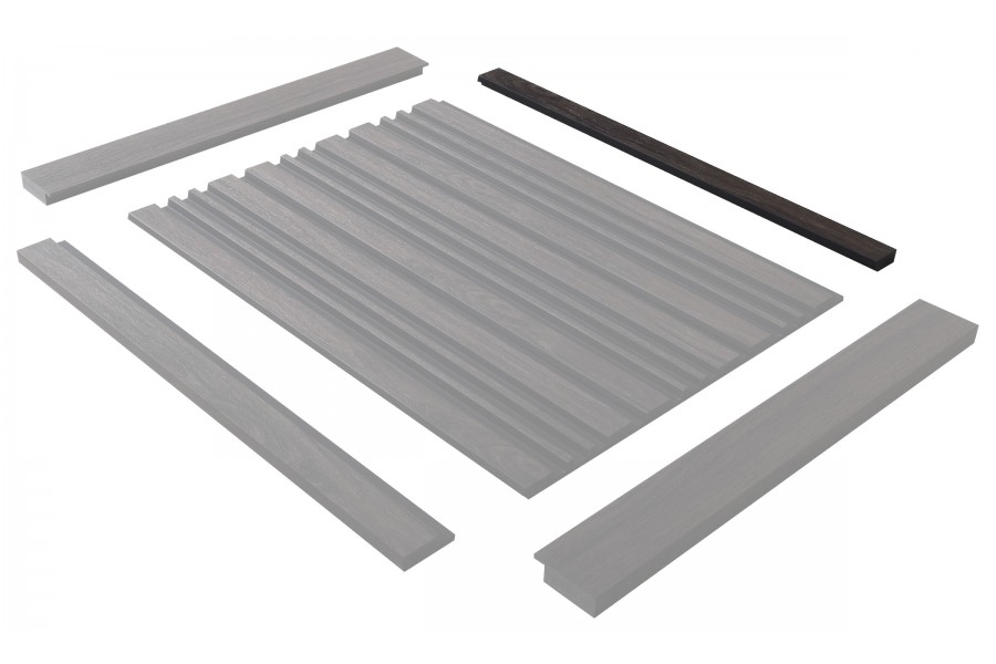 Финишный молдинг Hiwood LF124B BR395K 2700×31×12