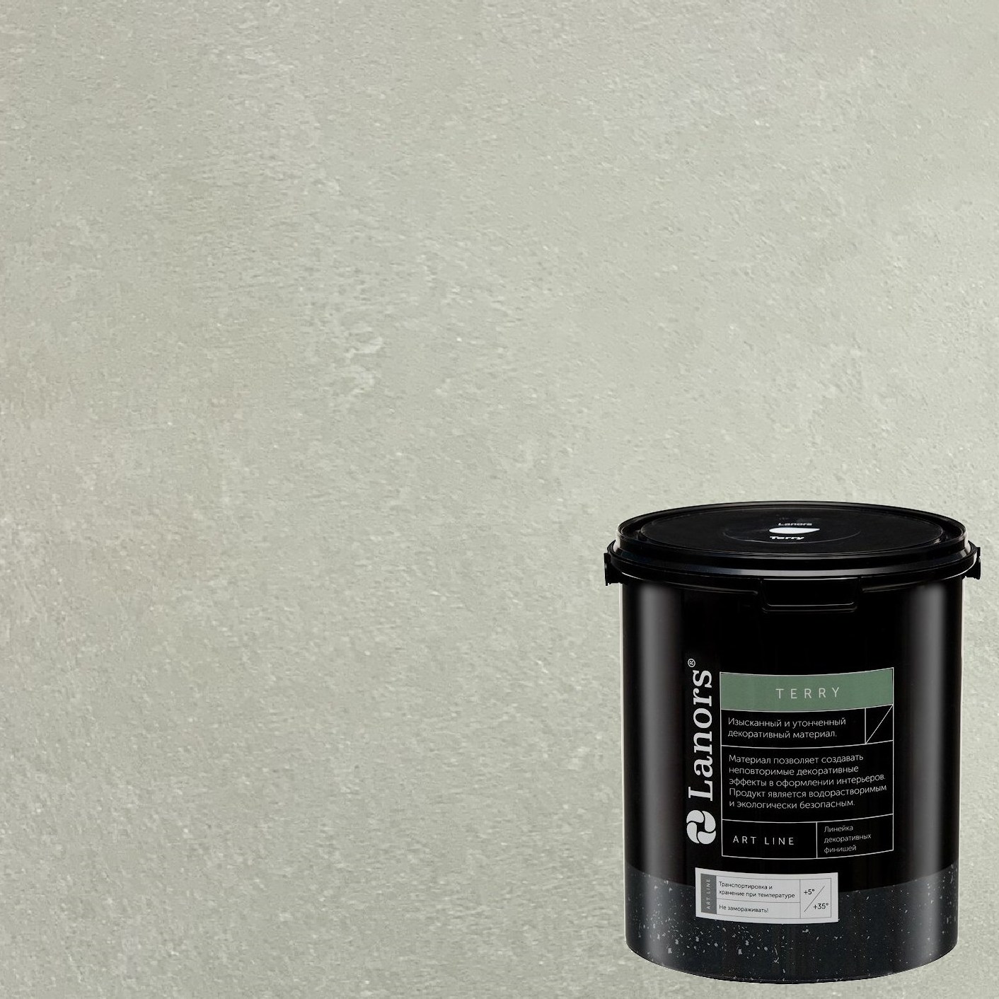 Штукатурка декоративная Lanors мокрый шелк Terry TR_042 2,7 л