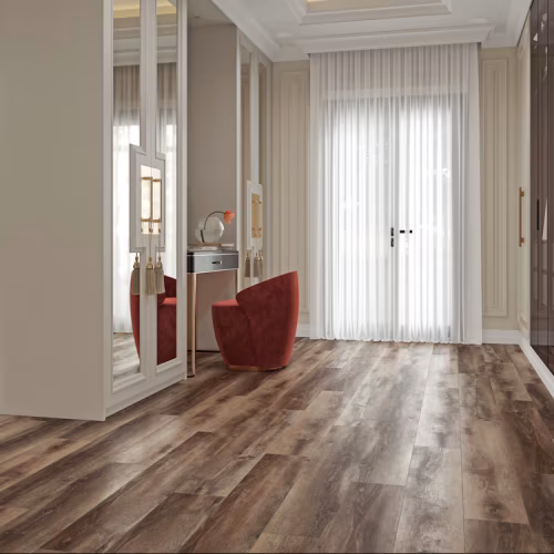 Кварцвиниловый SPC ламинат Cronafloor Wood Дуб Охрид BD-40029-10 1200×180×4