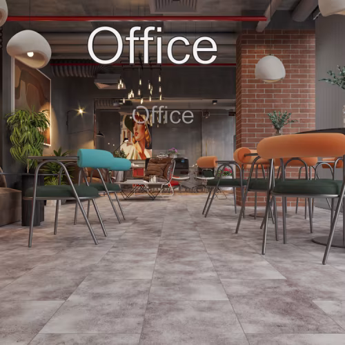 Кварцвиниловая плитка Cronafloor клеевая Stone Торнадо Дымчатый S LVT 004 600×300×2,5