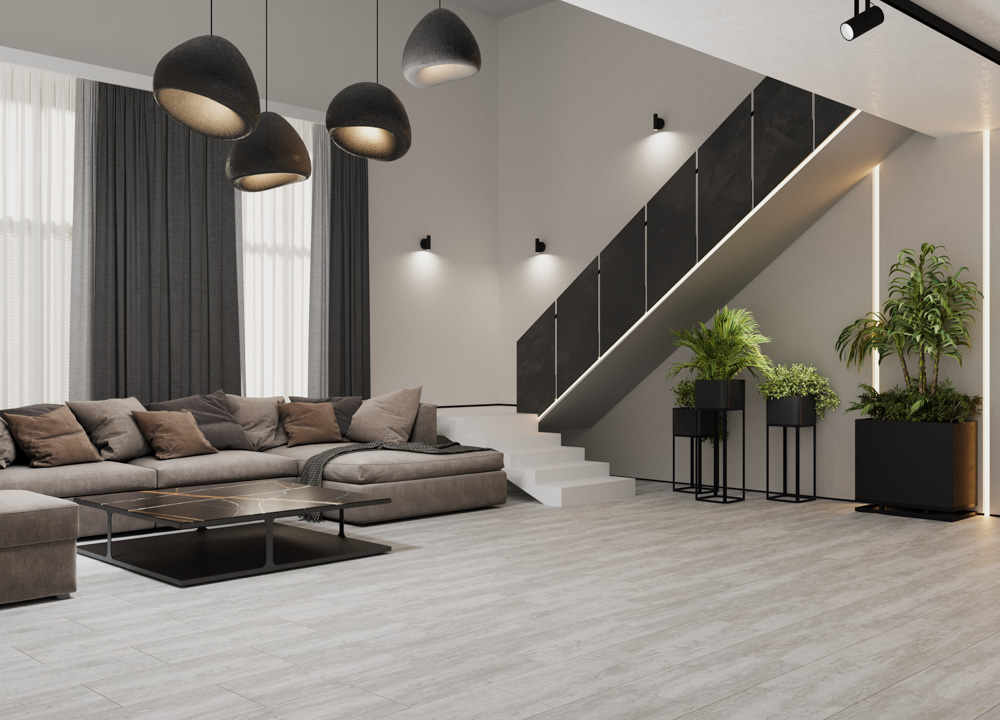 Кварцвиниловый SPC ламинат Cronafloor Stone Дублин ZH-81127-2 600×300×4