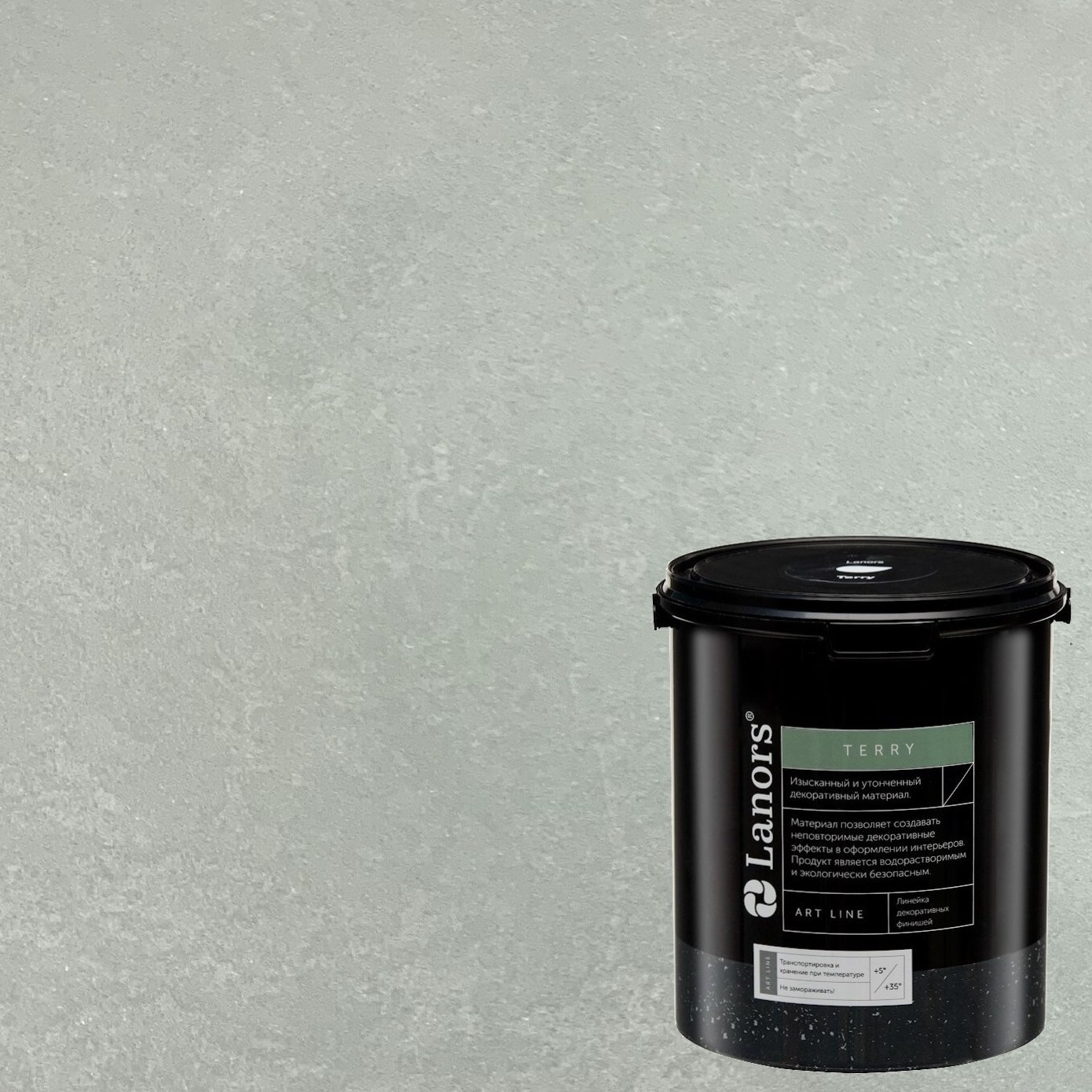 Штукатурка декоративная Lanors мокрый шелк Terry TR_050 1 л