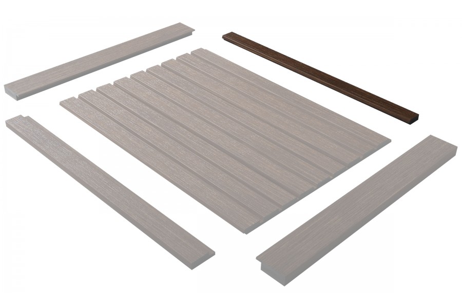 Финишный молдинг Hiwood LF124B BR396 2700×31×12