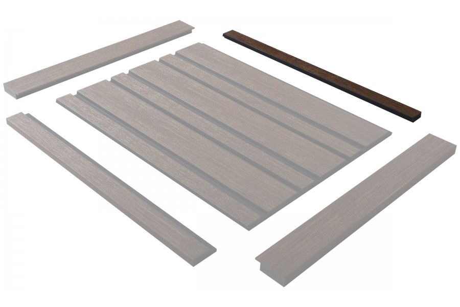 Финишный молдинг Hiwood LF124B BR396K 2700×31×12