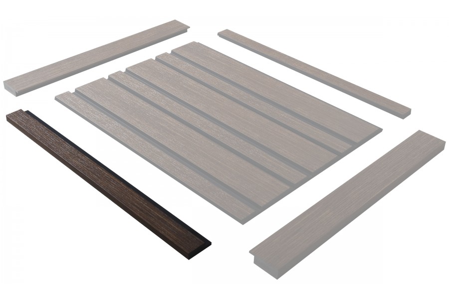 Финишный молдинг Hiwood LF124A BR396K 2700×42×12