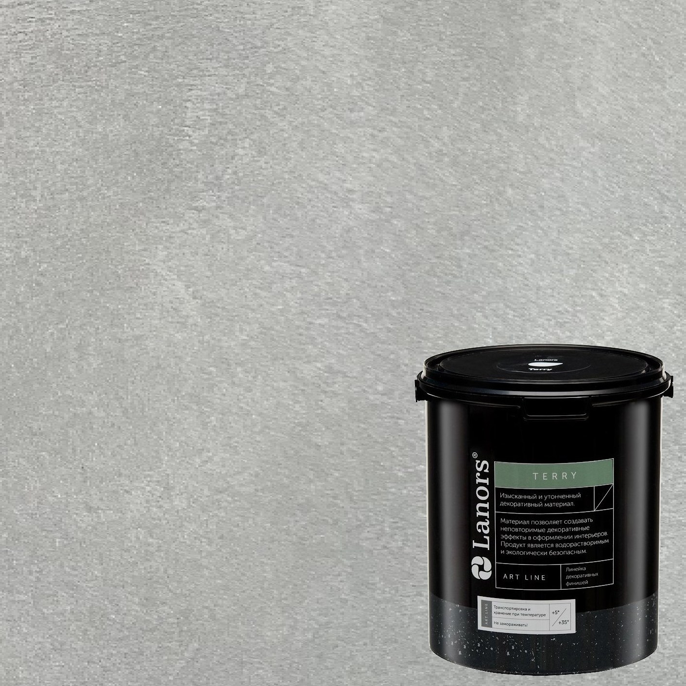 Штукатурка декоративная Lanors мокрый шелк Terry TR_062 1 л Штукатурка декоративная Lanors мокрый шелк Terry TR_062 1 л