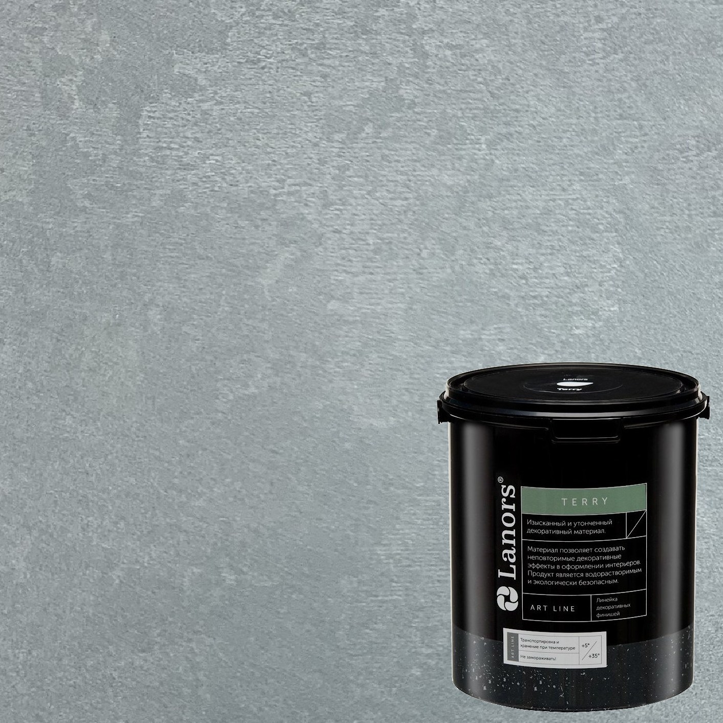 Штукатурка декоративная Lanors мокрый шелк Terry TR_070 1 л