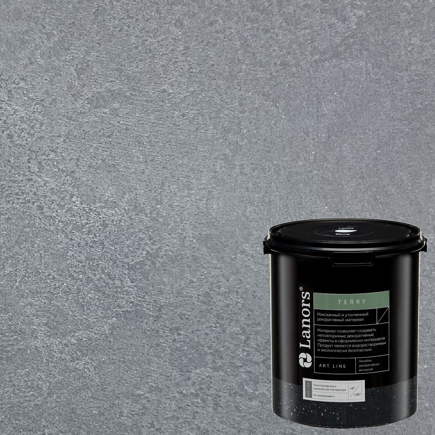 Штукатурка декоративная Lanors мокрый шелк Terry TR_071 1 л