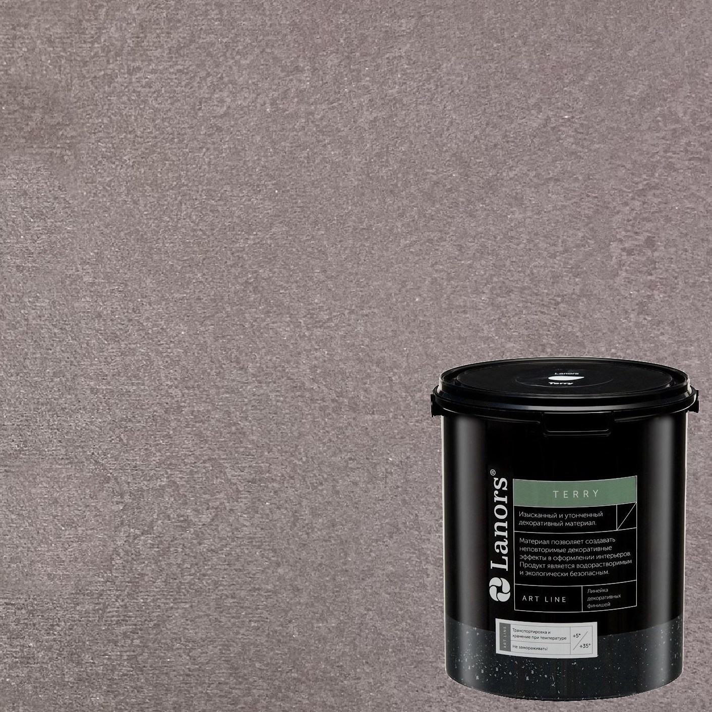 Штукатурка декоративная Lanors мокрый шелк Terry TR_083 1 л Штукатурка декоративная Lanors мокрый шелк Terry TR_083 1 л