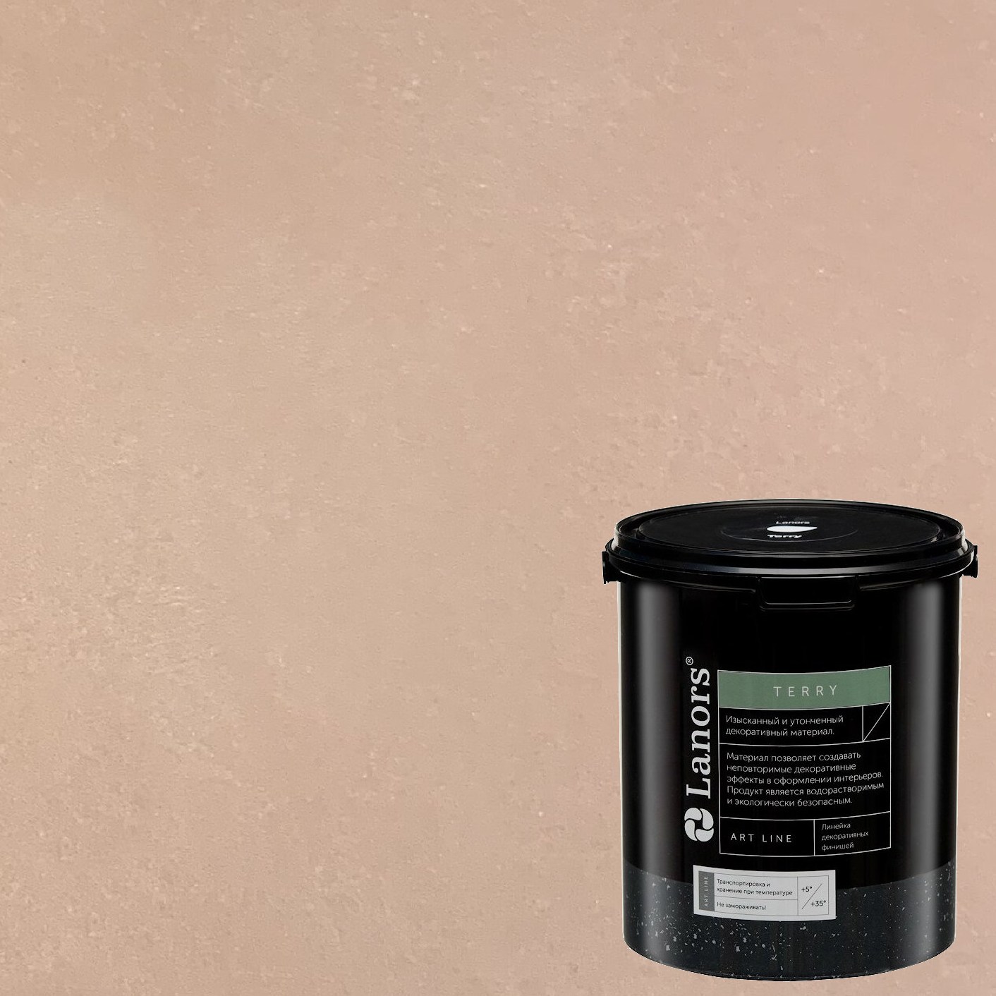 Штукатурка декоративная Lanors мокрый шелк Terry TR_085 1 л