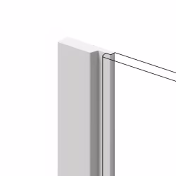 Финишный молдинг под покраску Hiwood LF124A NP 2700×42×12