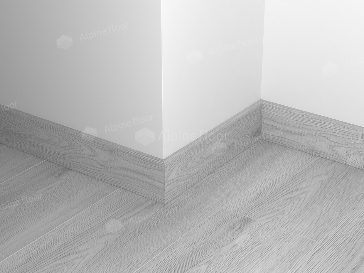 Плинтус  Alpine Floor Grand Sequoia Атланта ECO 11-2   2200×80×11 фото в интерьере