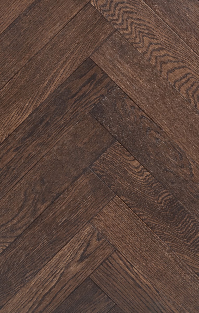 Инженерная доска Wood Bee Дуб Шоколад Chocolate венгерская елка 600×92×12